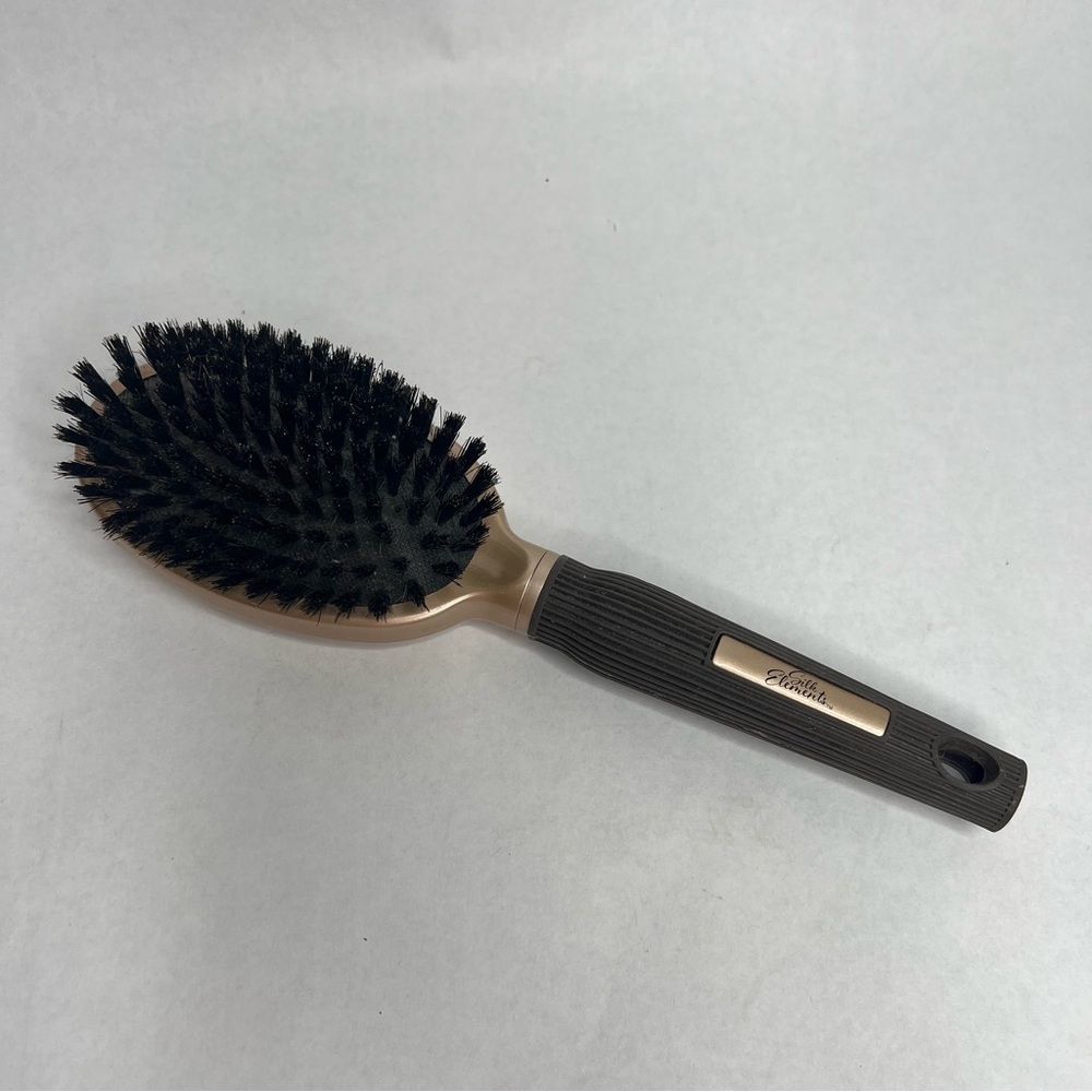 Vintage Silk‎ Elements Oval Head Natural Boar Bristles GREAT CONDITION Styling